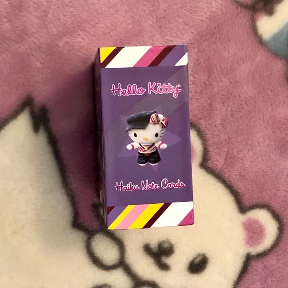 Kitty HELLO haiku necco candy sanrio note cards 35 total Mary Jane valentine new - Picture 3 of 9